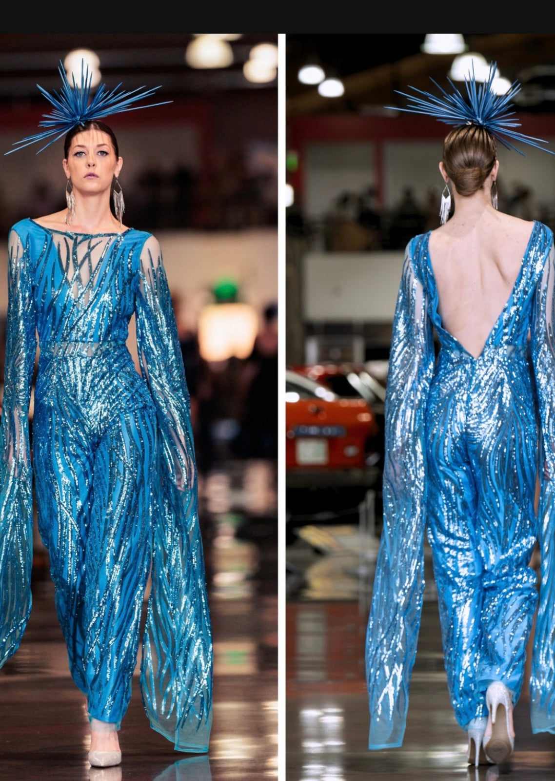 Sapphire Flame Jumpsuit